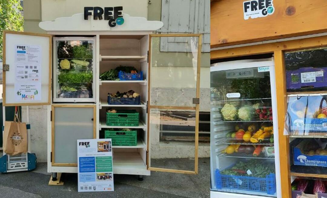 Alt er gratis i disse køleskabe! Et projekt fra Schweiz, der vil være et eksempel for hele verden