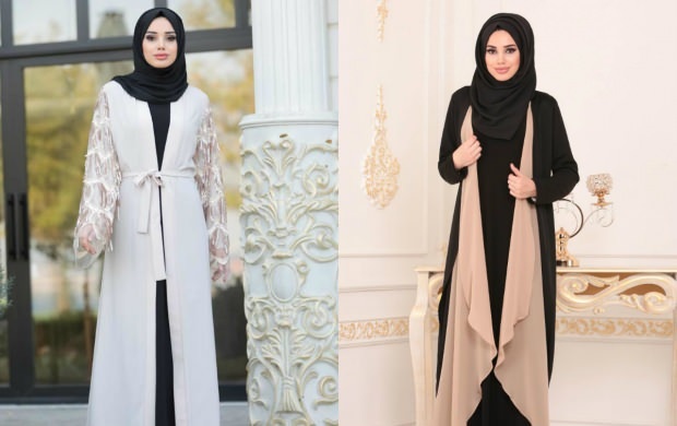  stenede abaya-modeller