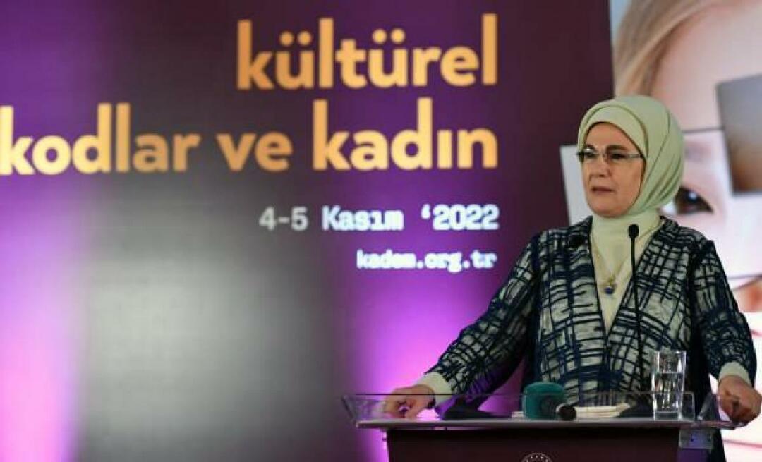 Emine Erdogan er den 5. præsident for KADEM. Han berørte vigtige spørgsmål på det internationale topmøde for kvinder og retfærdighed!