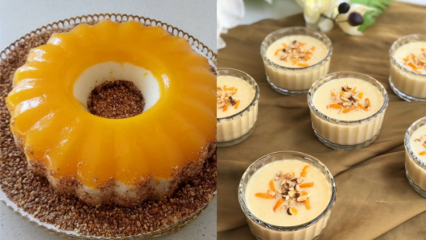 Hvordan laver man den nemmeste orange semulje-dessert? Orange semulje dessertopskrift