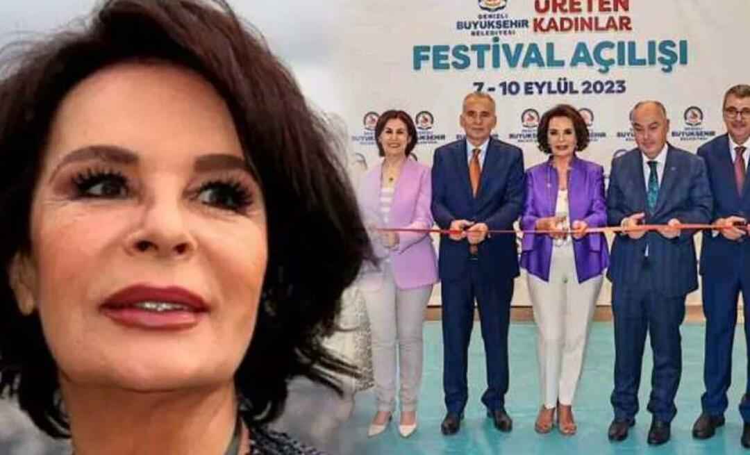 Åbning med Hülya Koçyiğit! På Denizli Metropolitan Municipality's Productive Women Festival...