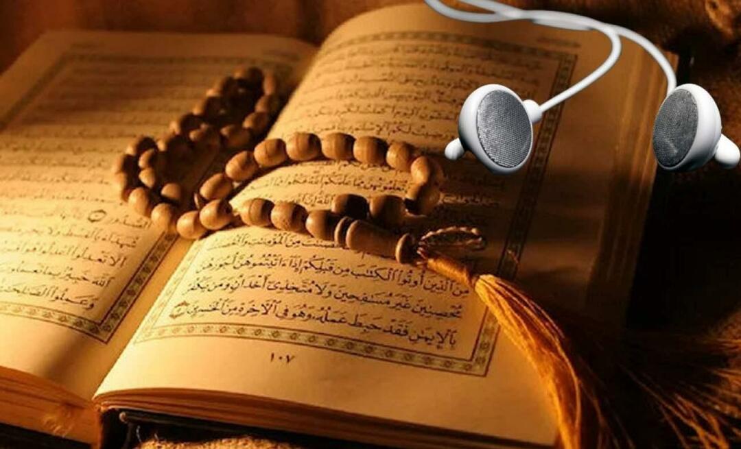 Kan Koranen lyttes til på fjernsyn, radio eller telefon? Kan min hatim laves bare ved at lytte?