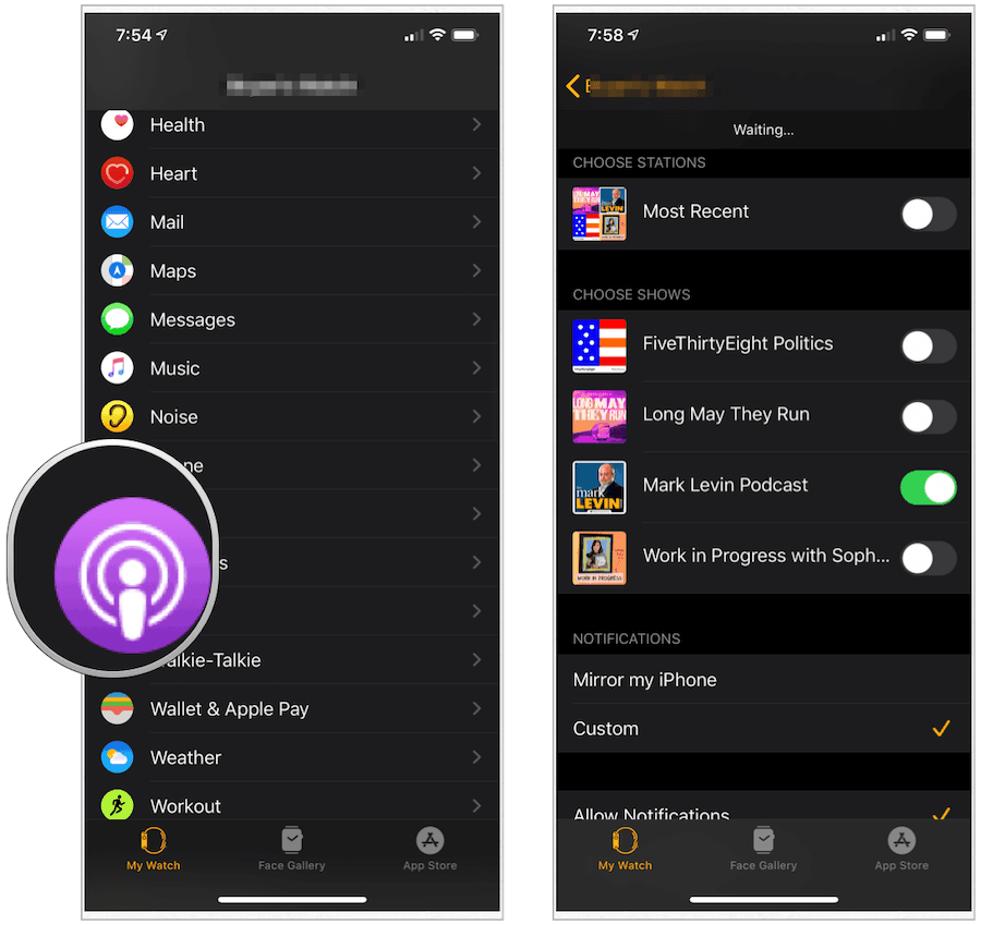 Apple Watch-podcasts-app