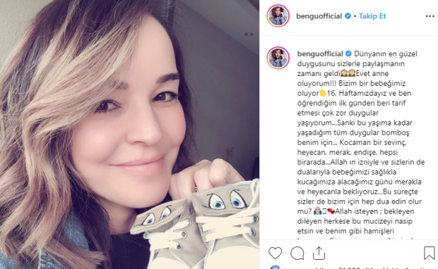 Sanger Bengü meddelte, at hun er gravid!