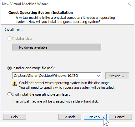 03 Installationsfil Windows 10 ISO