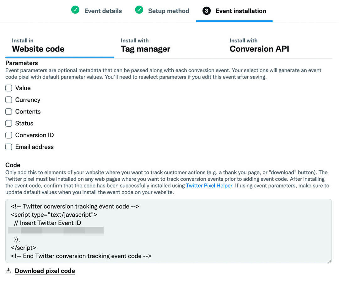 how-to-installer-conversion-events-using-twitter-pixel-define-event-with-code-choose-parameters-example-10