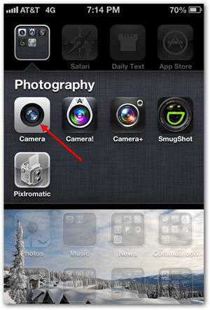 Tag iPhone iOS Panoramic Photo - Tap Camera