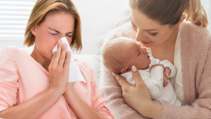 Hvordan passerer influenza hos ammende mødre? De mest effektive urtemediciner mod influenza til ammende mødre