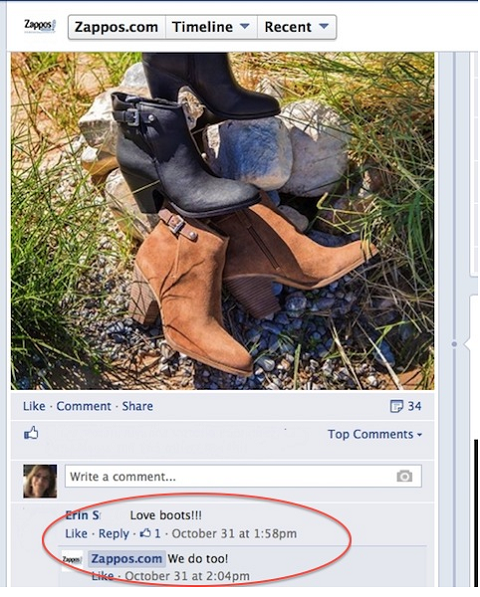 facebook engagement svar