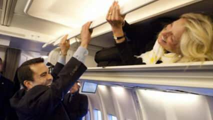 1. april vittighed fra Jill Biden til journalister på flyet!