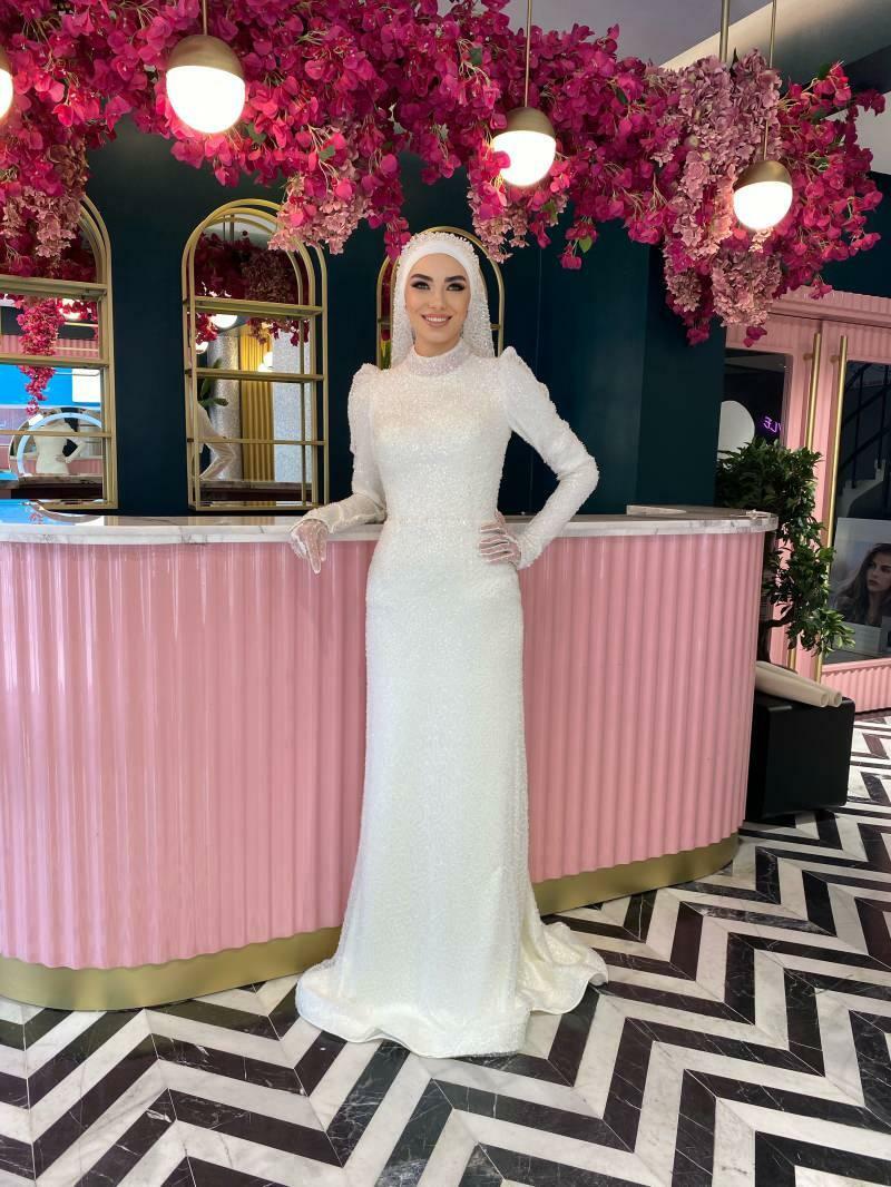 2021 hijab brudekjole modeller