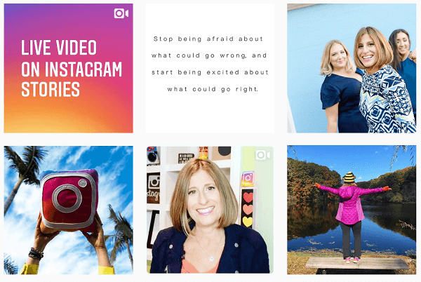 Hold dit indhold konsistent, og opret folk til dit feed gennem dine Instagram-historier.