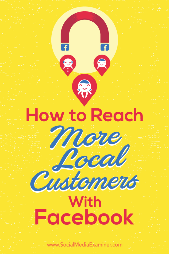 Tips til, hvordan man øger lokal synlighed hos kunder på Facebook.