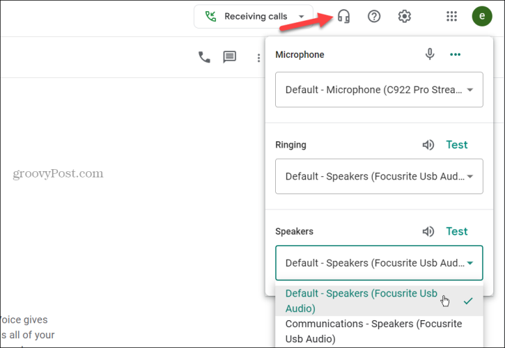 Brug Google Voice til at foretage opkald fra en computer