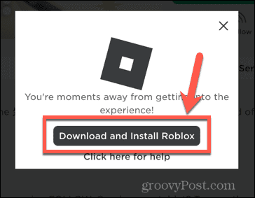 Roblox download installationsprogram