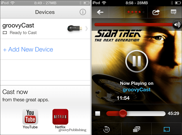 Chromecast iOS-app
