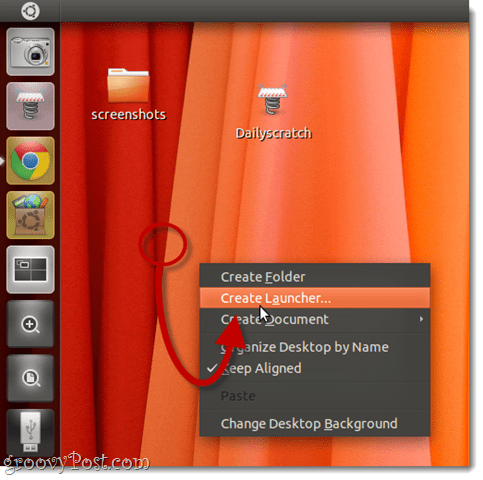 oprette løfteraketter i Ubuntu