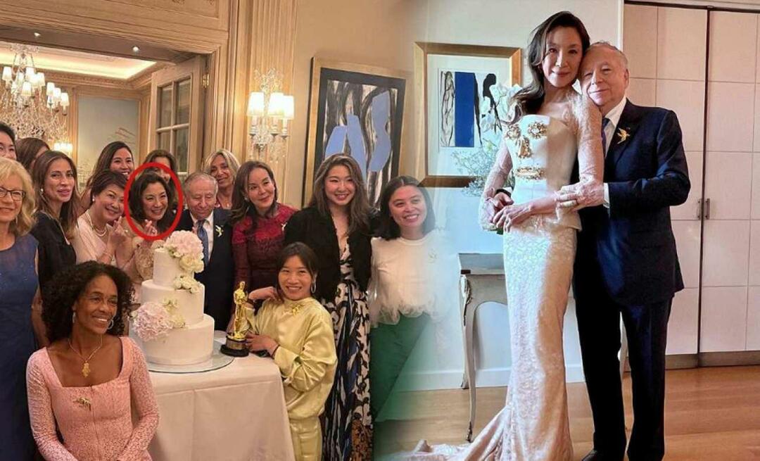 Gift 20 år senere! Alle øjne er rettet mod Michelle Yeohs finurlige brudekjole!
