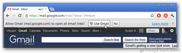Brug gmail som din standardhåndterer for e-mail-link