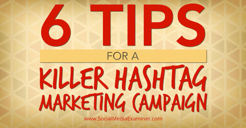 tip til hashtag marketingkampagner