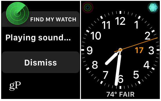 Find Apple Watch Sound Alert