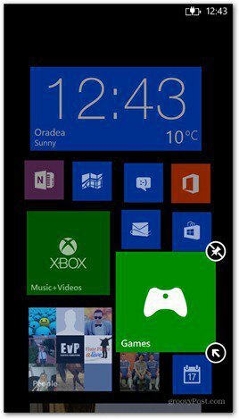 Windows Phone 8 tilpasser fliser 1