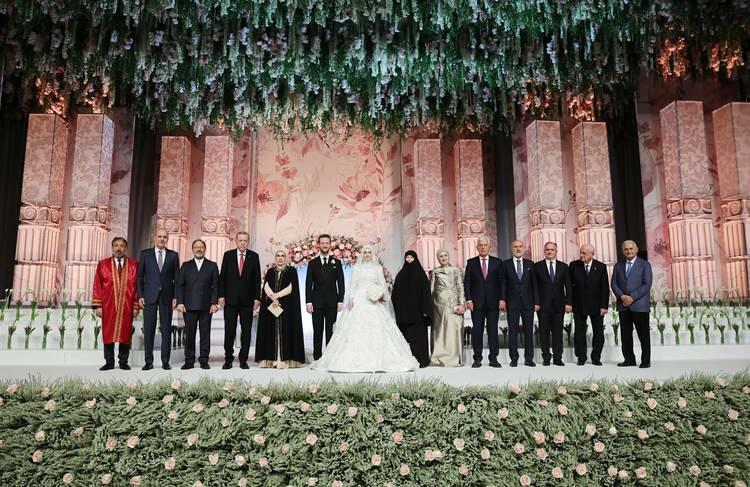 Bryllupsceremoni for præsident Erdoğans nevø Osama Erdoğan