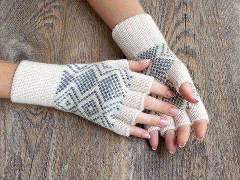 Sådan strikkes handsker