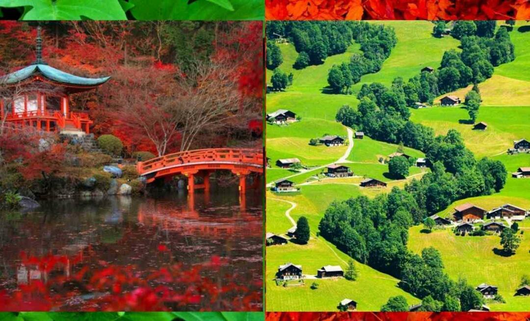 Hvilke lande skal du besøge om efteråret? Hvor er stederne at tage til udlandet om efteråret?