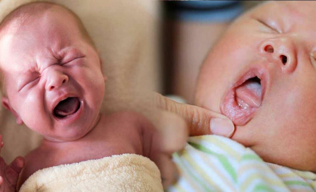 Hvornår opdager babyer deres sprog? Er det normalt, at babyer stikker tungen ud?