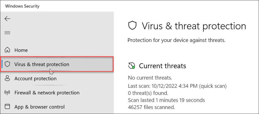Sabotagebeskyttelse til eller fra på Windows 11
