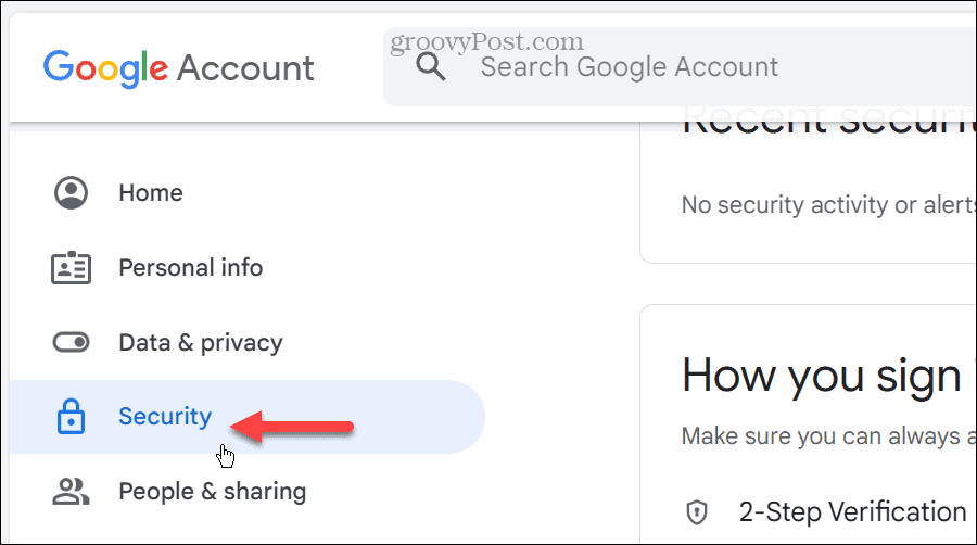 Adgangsnøgle til din Google-konto
