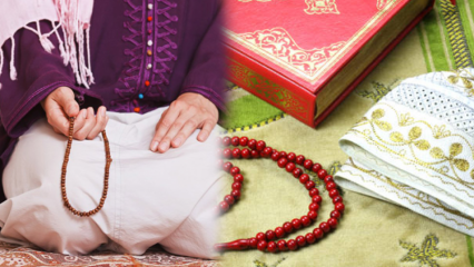 Hvad tegnes i rosenkransen efter at have bedt? Bønner og dhikrs der skal læses efter bønnen!