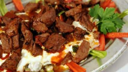 Hvordan laver man den nemmeste Ali Nazik kebab? Gaziantep