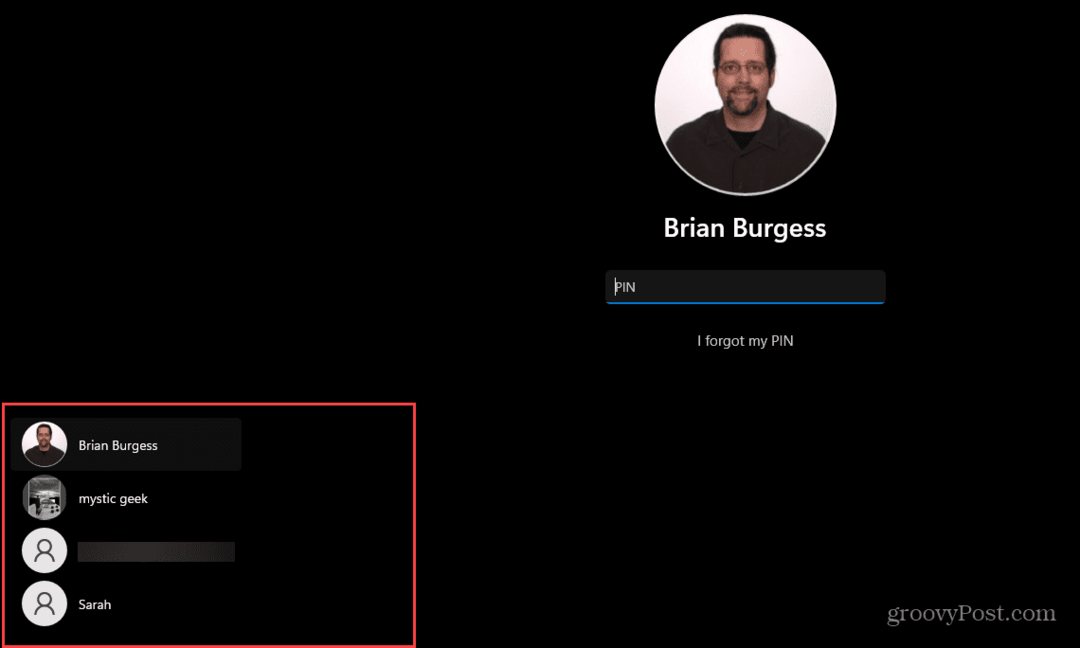 Sådan skifter du brugerkonti på Windows 11