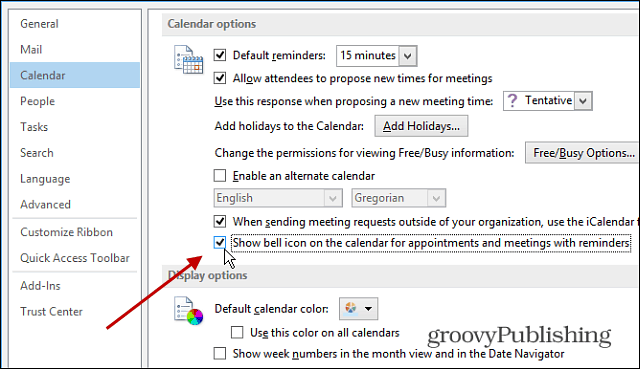 Tip om Outlook: Gør påmindelsesklokken tilbage i kalenderen