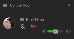google + hangouts kontrolrumsapp dashboard