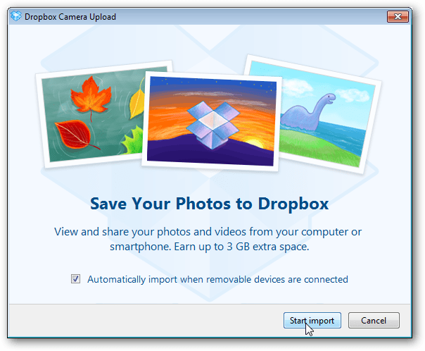 Dropbox tilbyder 3Gigs gratis plads til brug af ny fotosynk-funktion