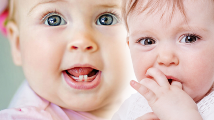 Hvad er godt for børnetræning? Hvornår kommer den første tand ud, hvad er symptomerne? feber ...