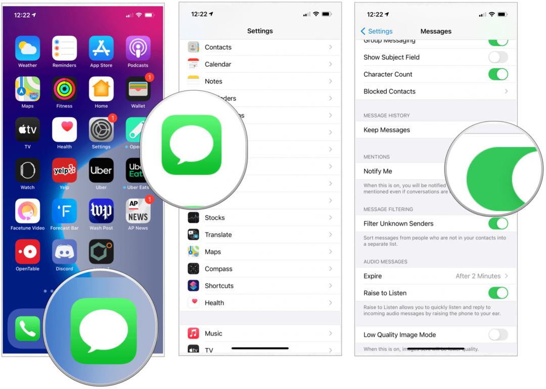 iOS 14 slukker for meddelelser