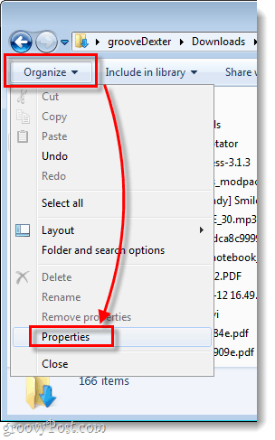 windows download mappe egenskaber