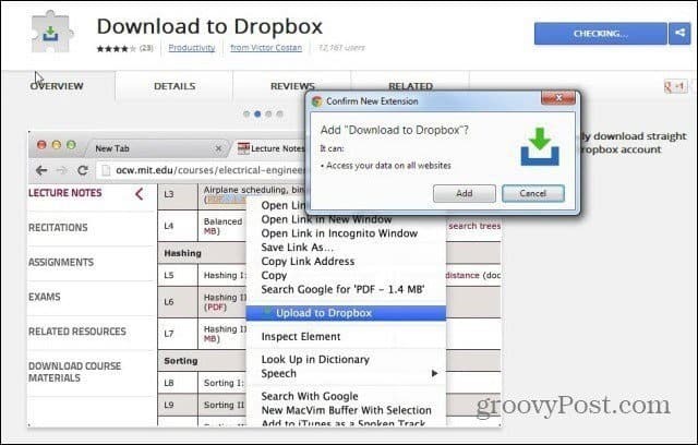 Upload webfiler direkte til Dropbox fra Internettet