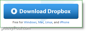  Dropbox-skærmbillede - download dropbox
