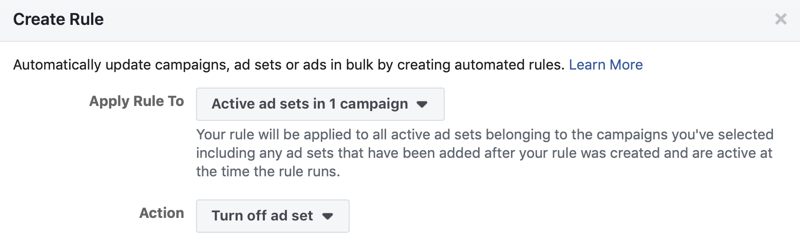 Skaler dine Facebook-annoncekampagner; trin 13.