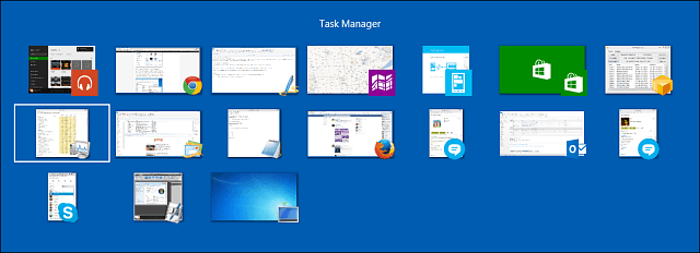 Sådan skiftes opgaver i Windows 8.1-moderne interface