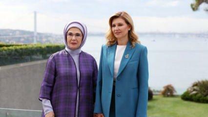 Emine Erdogan Olena Zelenska, hustru til Ukraines præsident