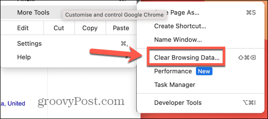 chrome clear browserdata