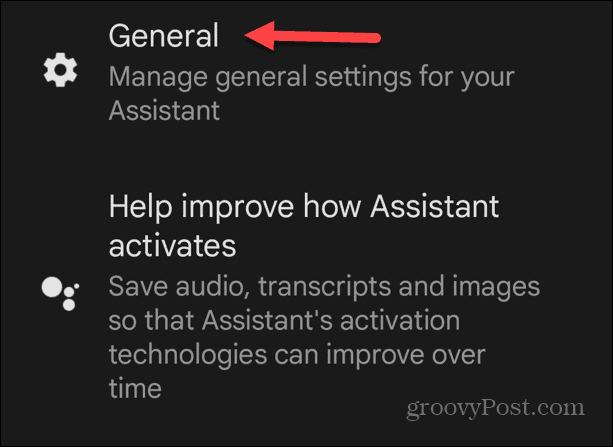 Deaktiver Google Assistant