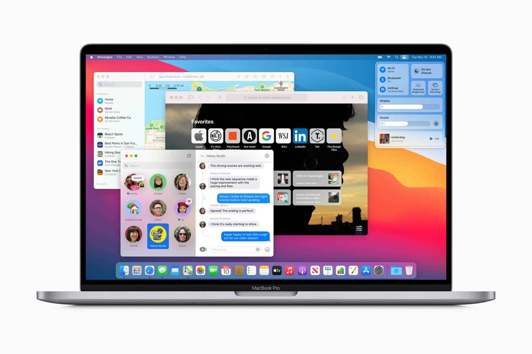 macOS Big Sur nye funktioner