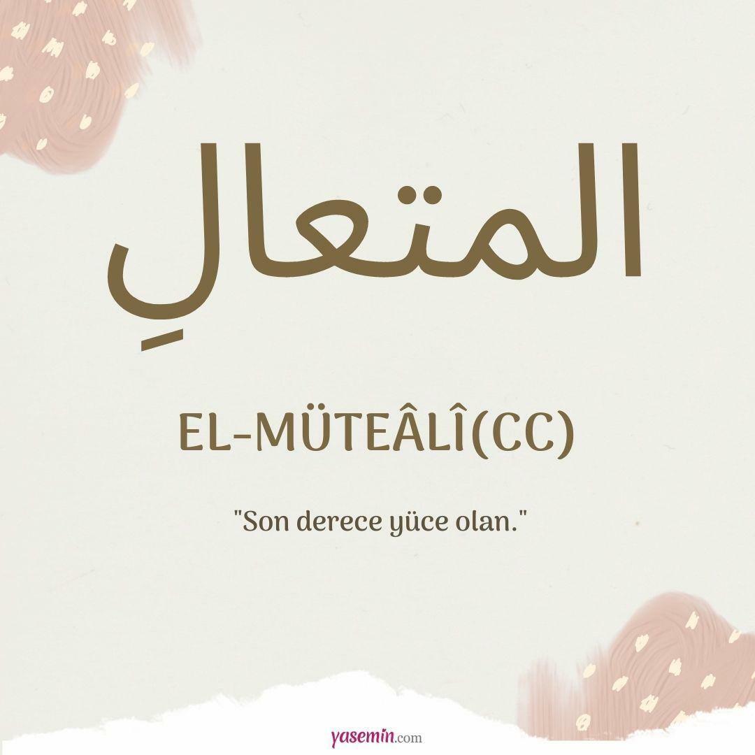 Hvad betyder al-Mutaali (c.c)?